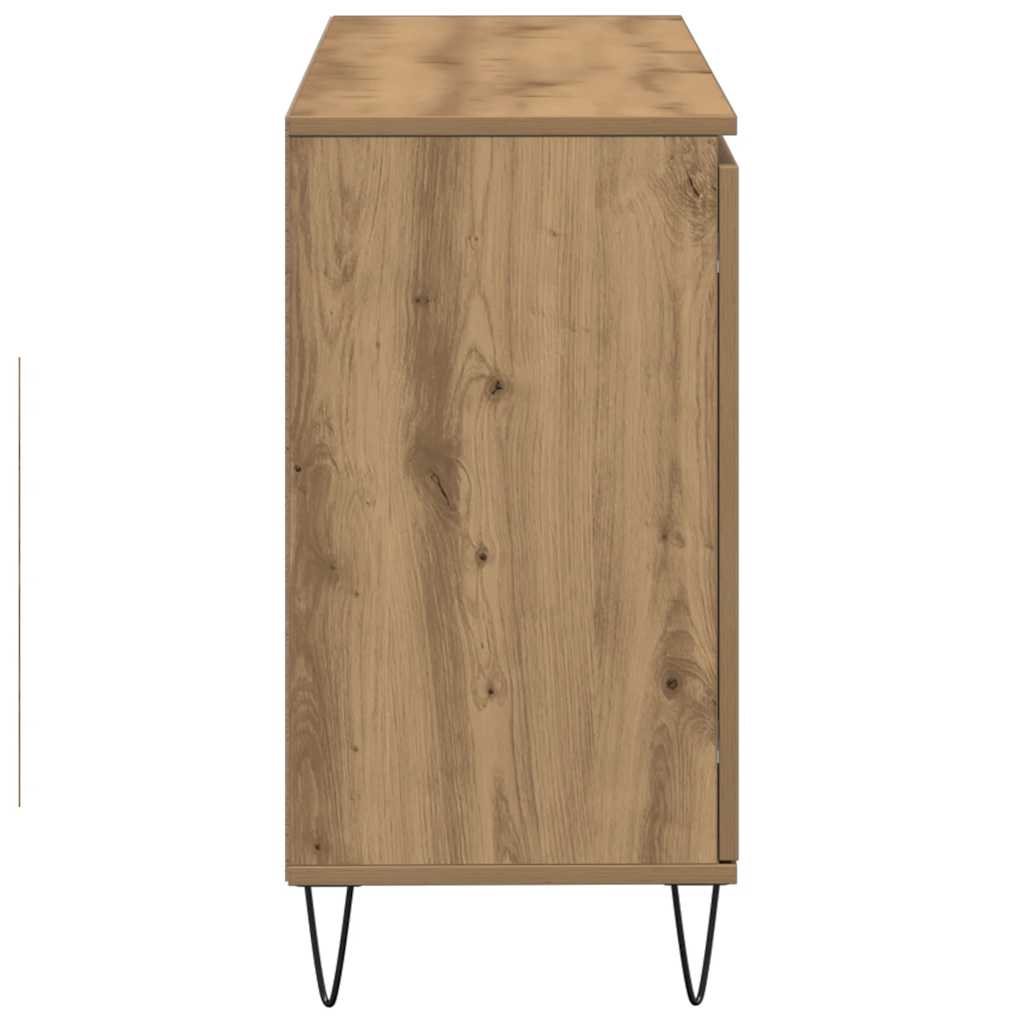 Skjenk artisan eik 101,5x35x70 cm konstruert tre