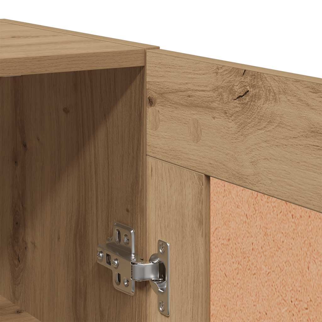 Veggskap artisan eik 69,5x34x90 cm konstruert tre