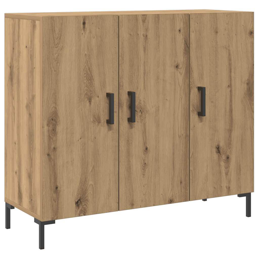 Skjenk artisan eik 90x34x80 cm konstruert tre