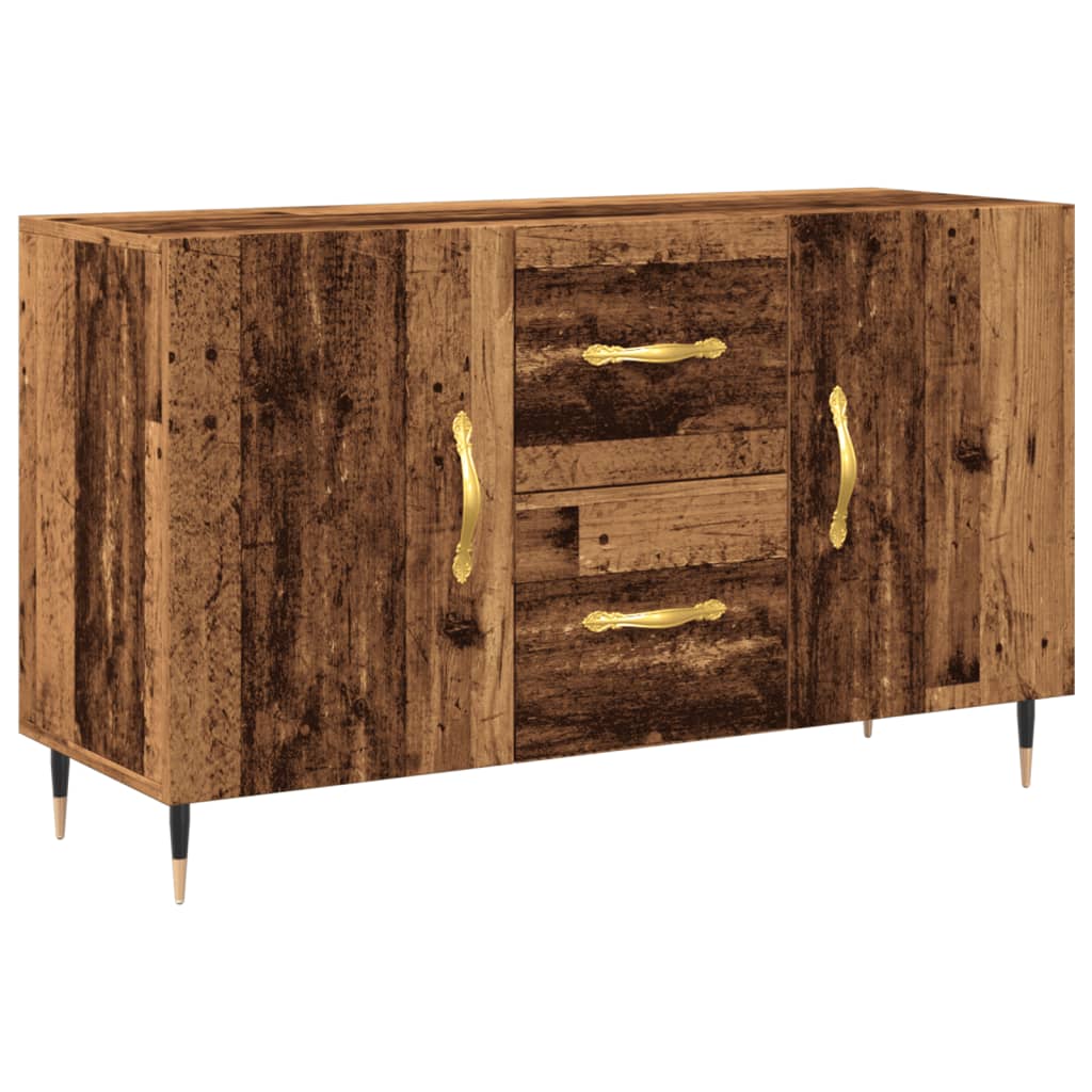 Skjenk gammelt tre 100x36x60 cm konstruert tre