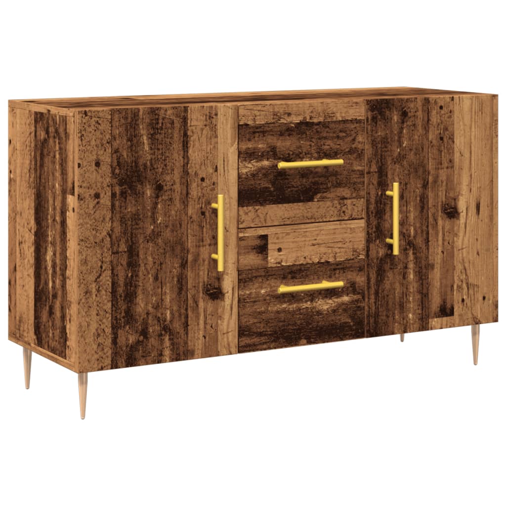 Skjenk gammelt tre 100x36x60 cm konstruert tre