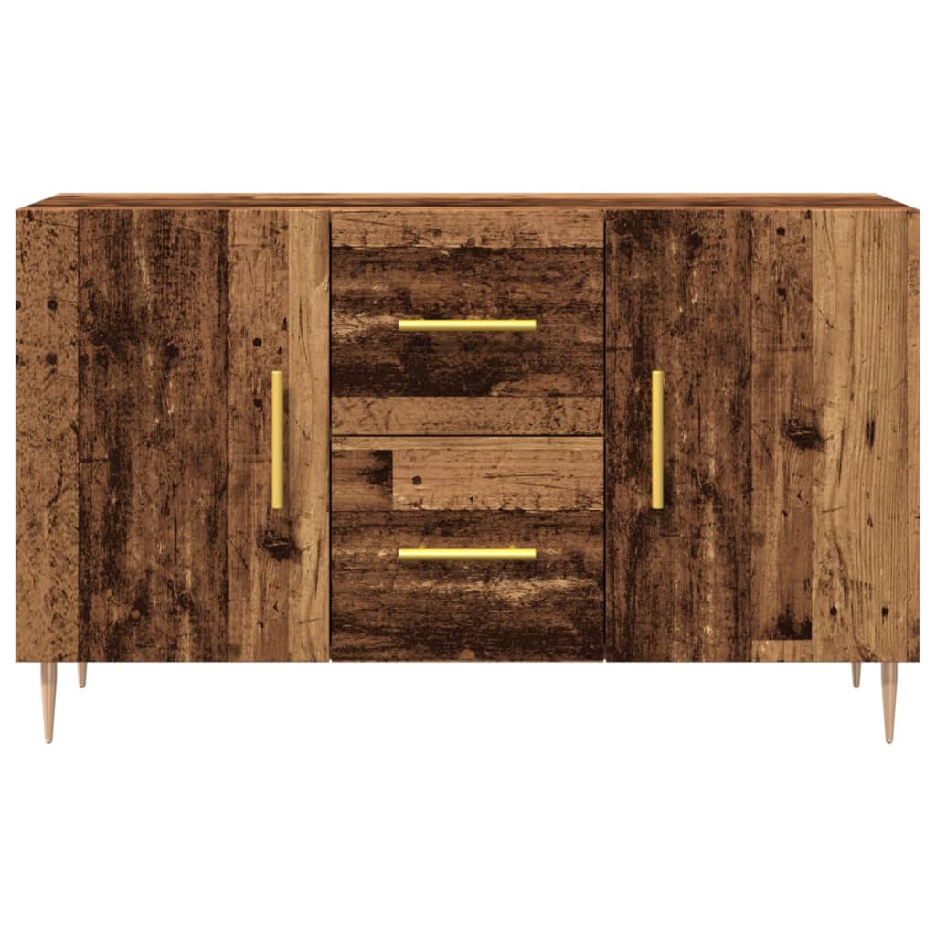 Skjenk gammelt tre 100x36x60 cm konstruert tre