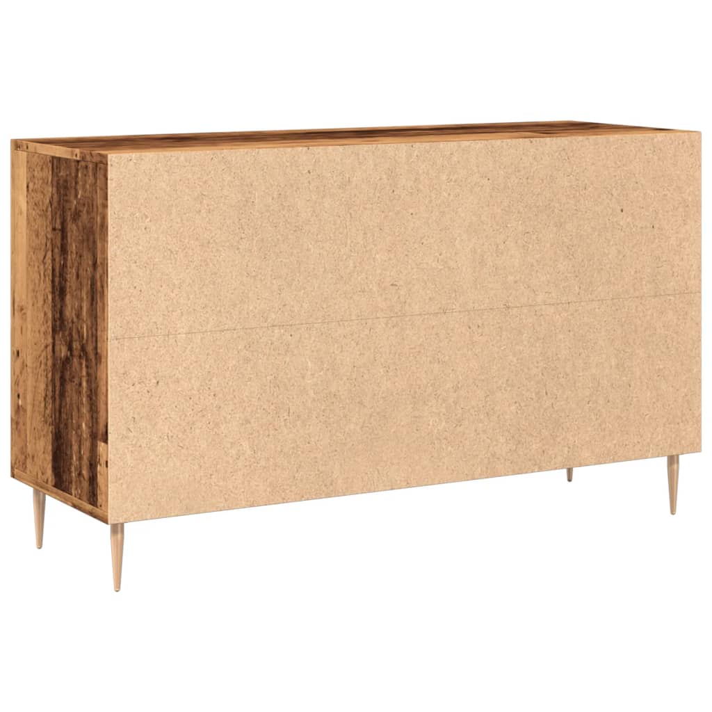 Skjenk gammelt tre 100x36x60 cm konstruert tre