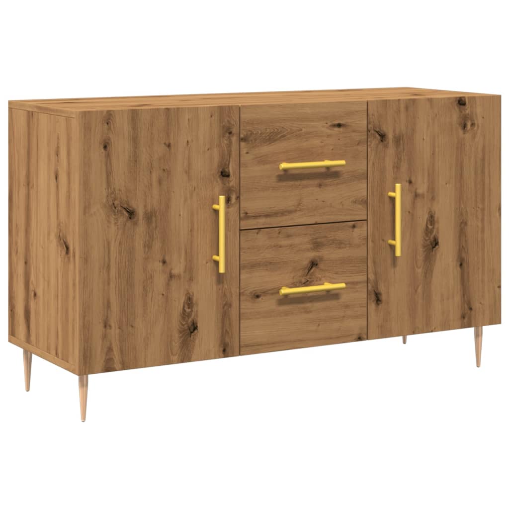 Skjenk artisan eik 100x36x60 cm konstruert tre