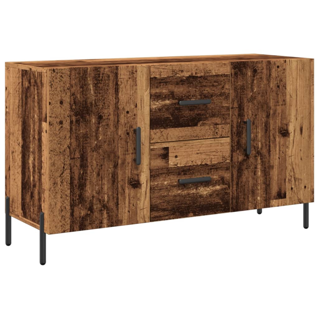 Skjenk gammelt tre 100x36x60 cm konstruert tre