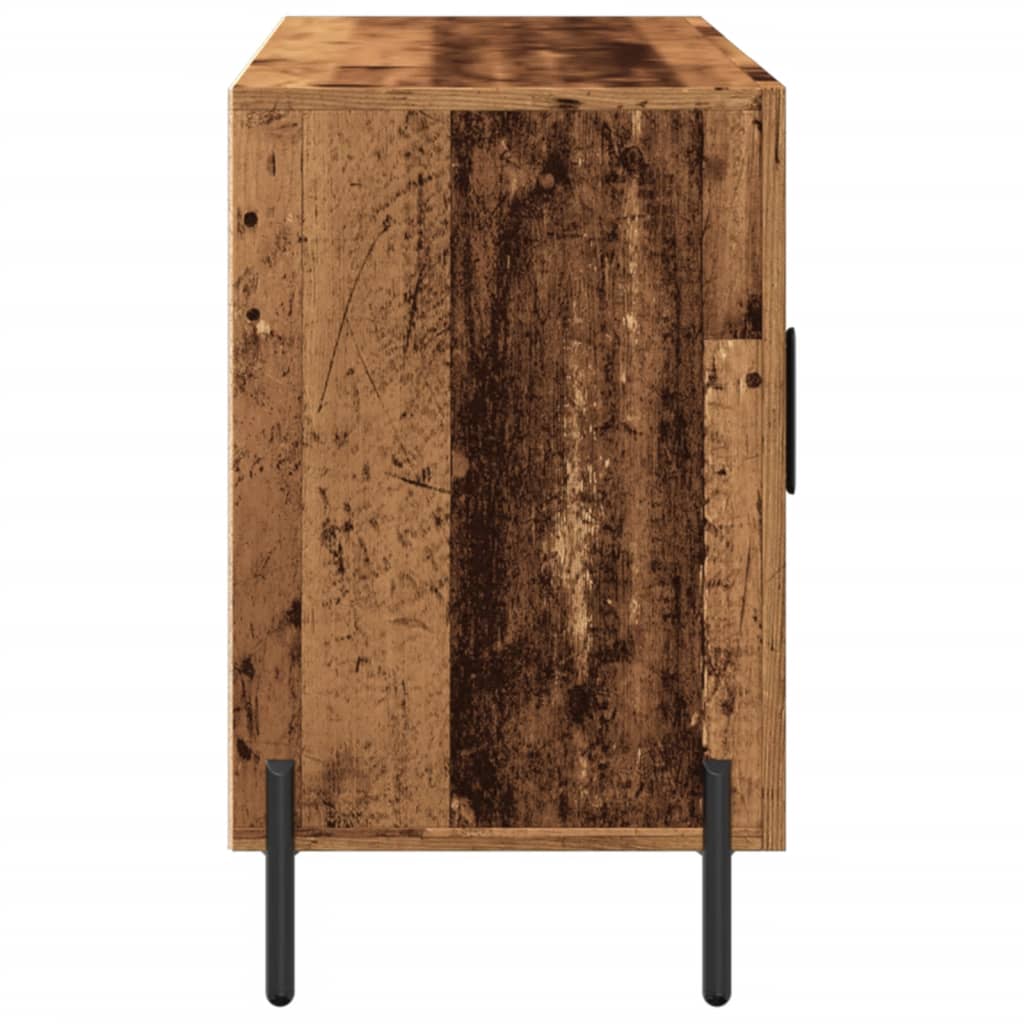Skjenk gammelt tre 100x36x60 cm konstruert tre