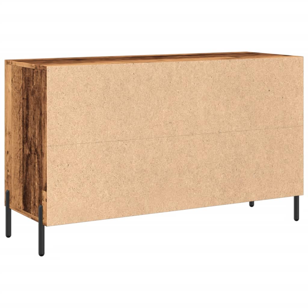 Skjenk gammelt tre 100x36x60 cm konstruert tre
