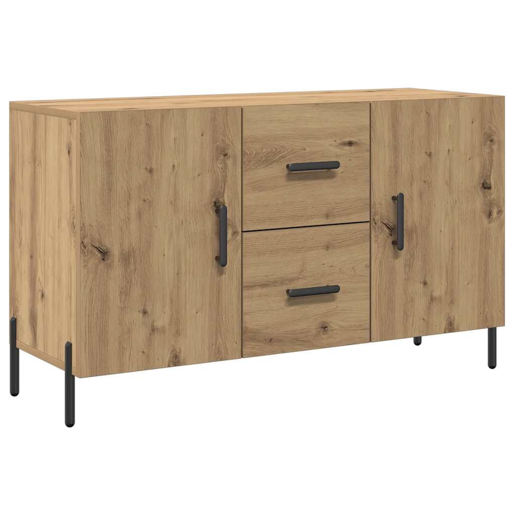 Skjenk artisan eik 100x36x60 cm konstruert tre