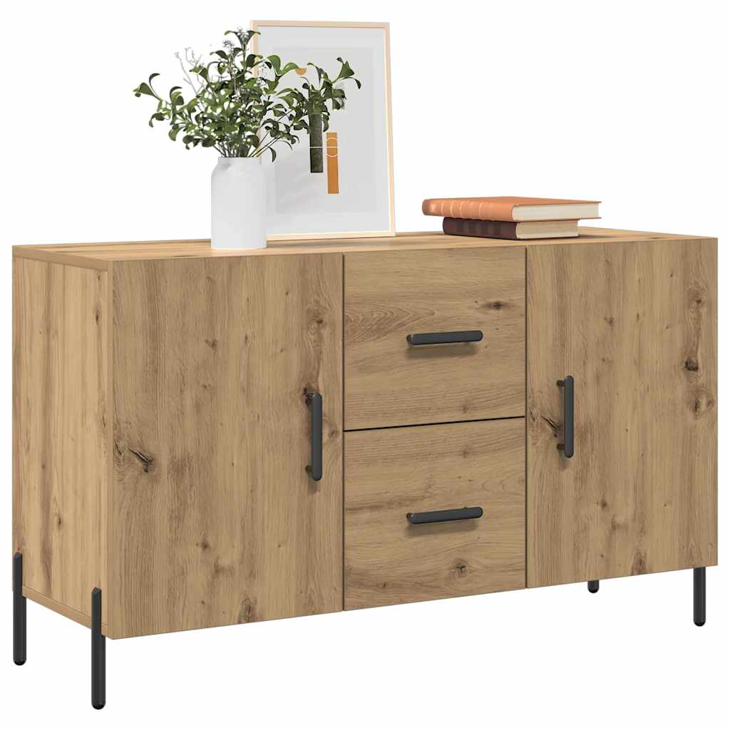 Skjenk artisan eik 100x36x60 cm konstruert tre
