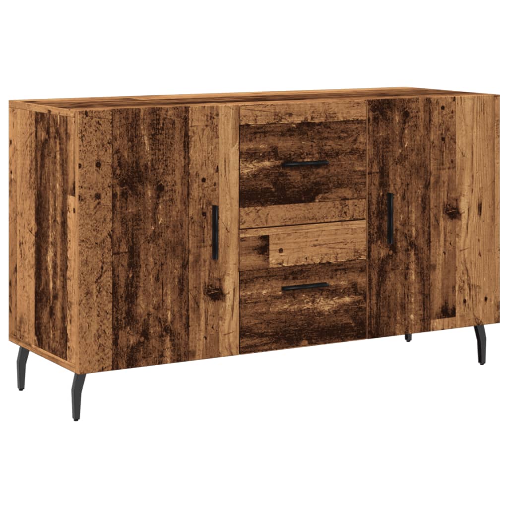 Skjenk gammelt tre 100x36x60 cm konstruert tre