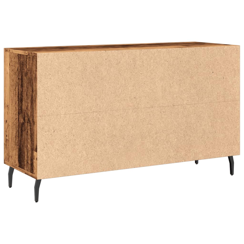Skjenk gammelt tre 100x36x60 cm konstruert tre