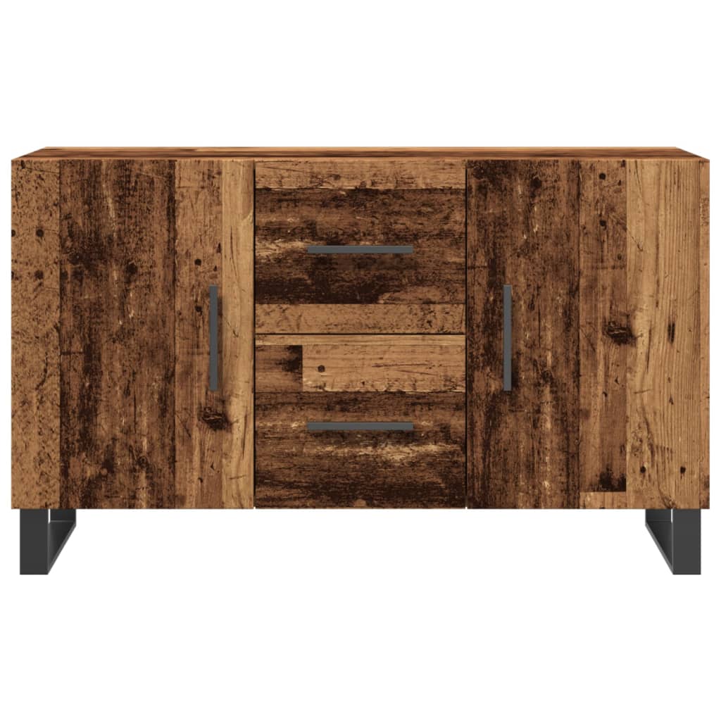 Skjenk gammelt tre 100x36x60 cm konstruert tre