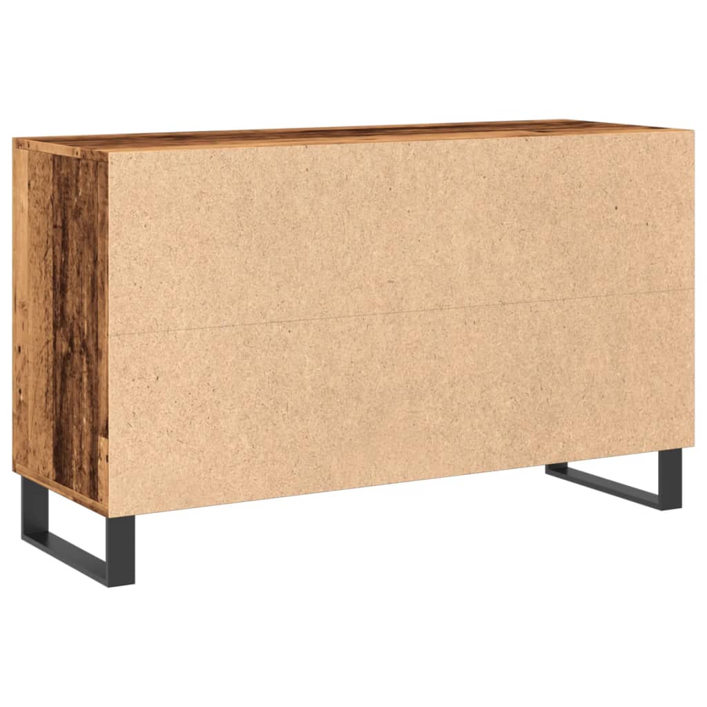 Skjenk gammelt tre 100x36x60 cm konstruert tre