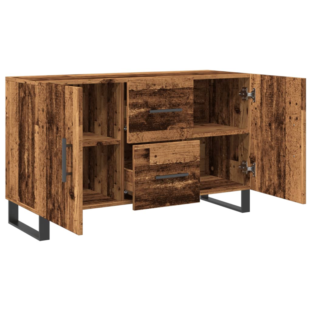 Skjenk gammelt tre 100x36x60 cm konstruert tre
