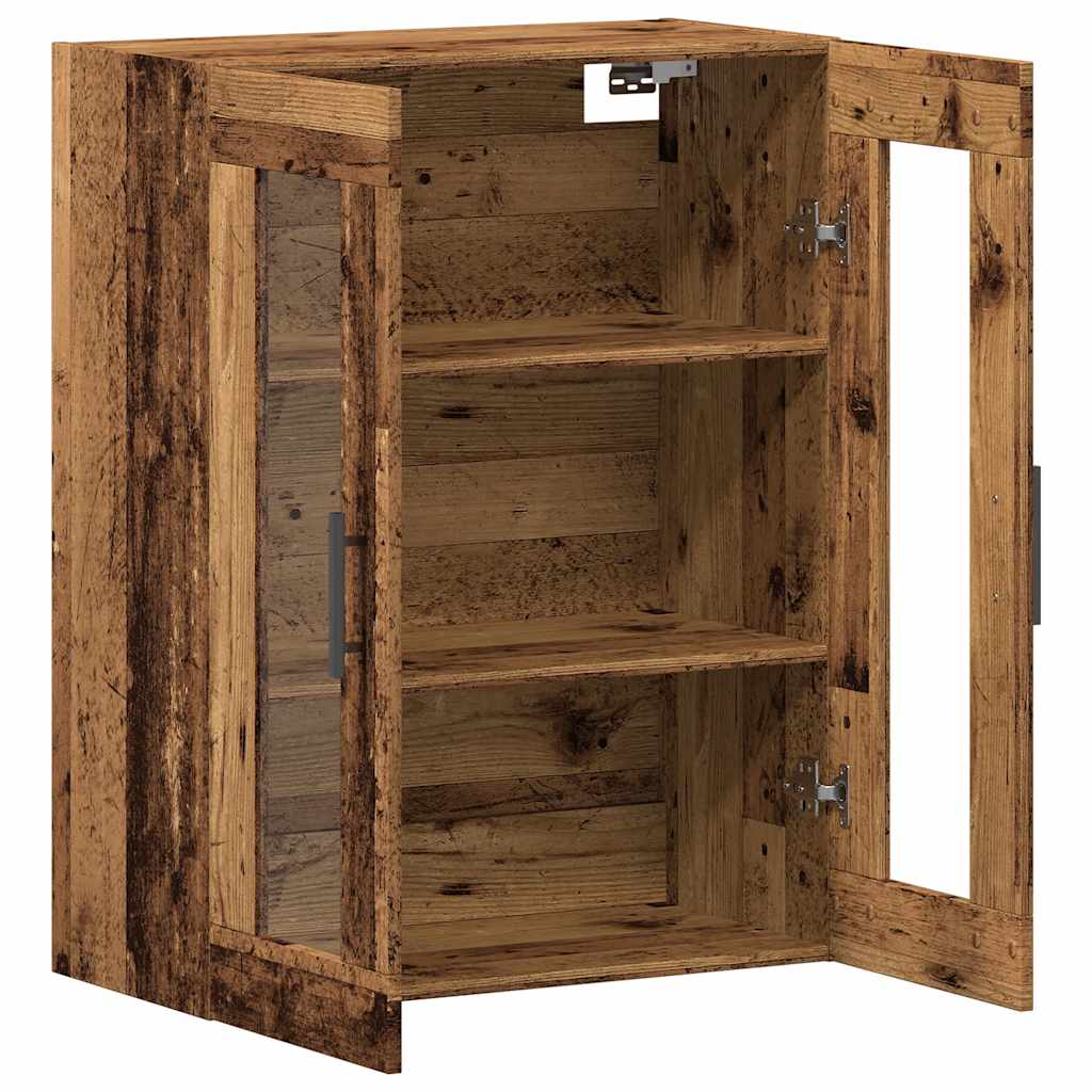Skjenk gammelt tre 69,5x34x90 cm konstruert tre