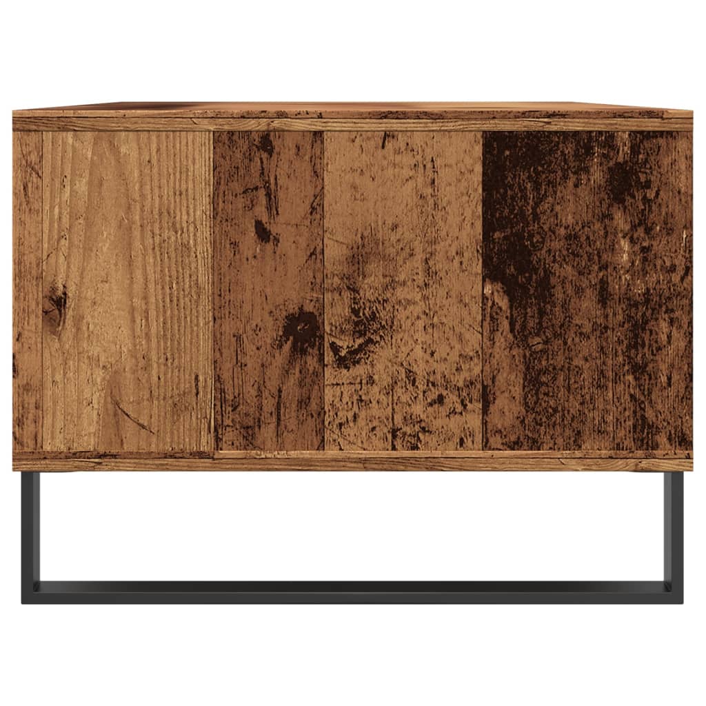 Salongbord gammelt tre 90x50x36,5 cm konstruert tre