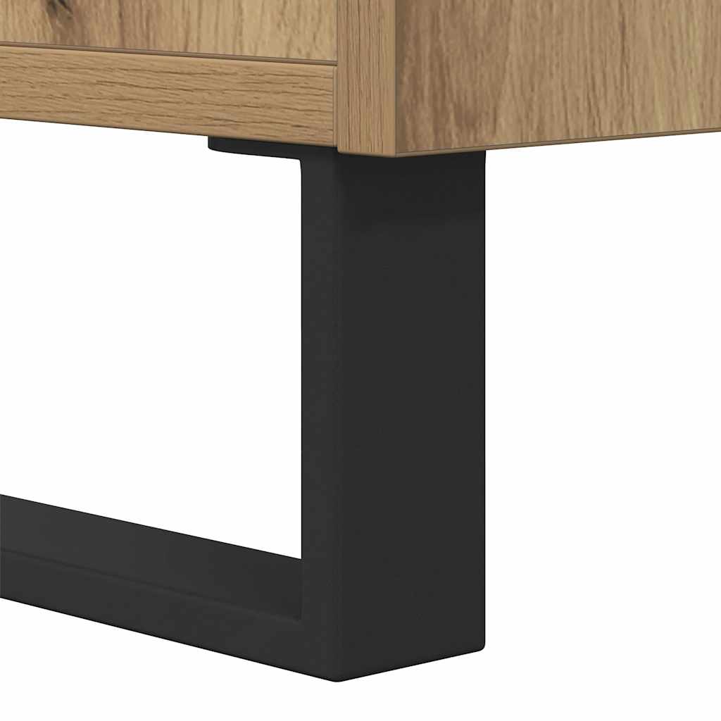 Salongbord artisan eik 90x50x36,5 cm konstruert tre