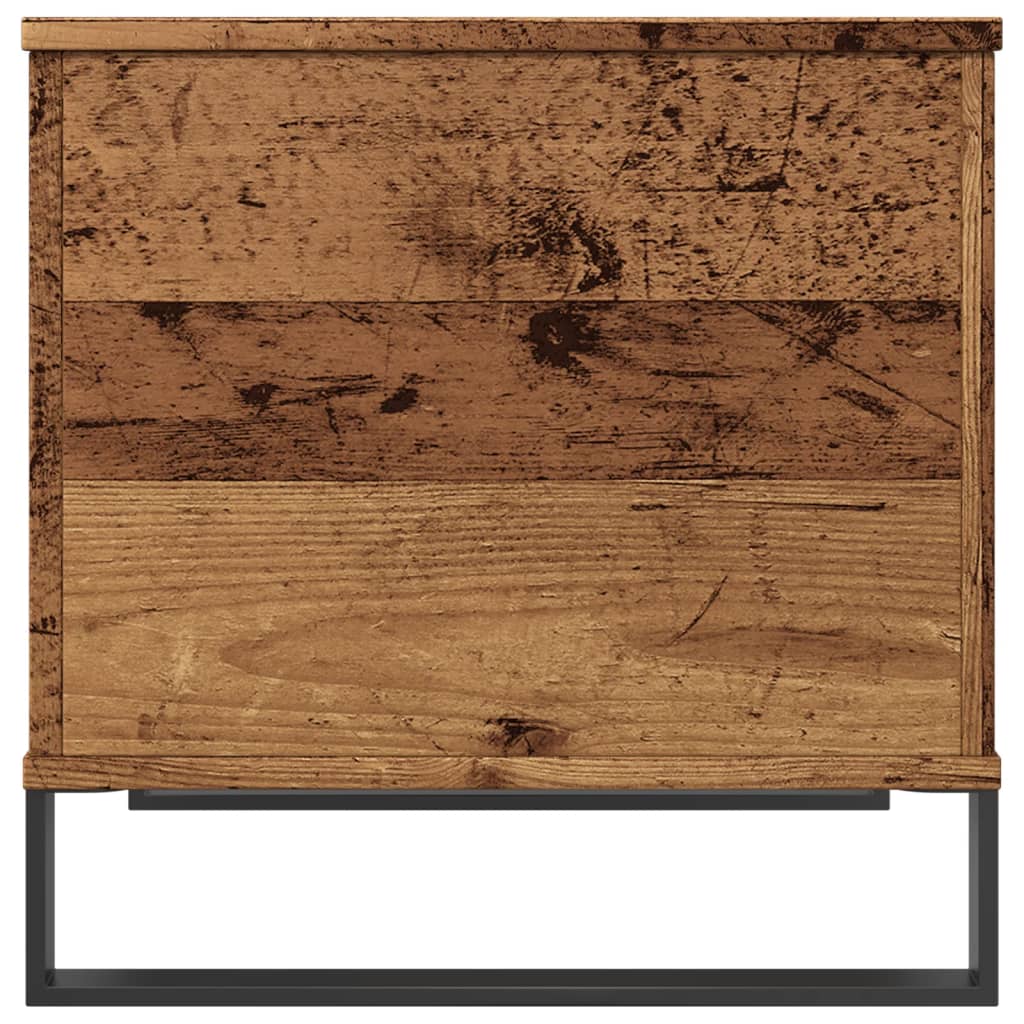 Salongbord gammelt tre 60x44,5x45 cm konstruert tre