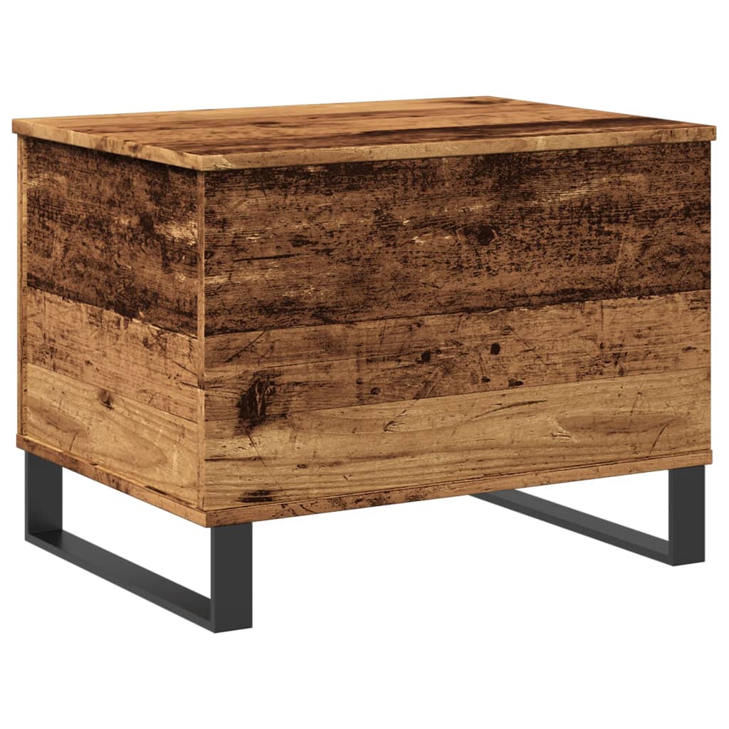 Salongbord gammelt tre 60x44,5x45 cm konstruert tre