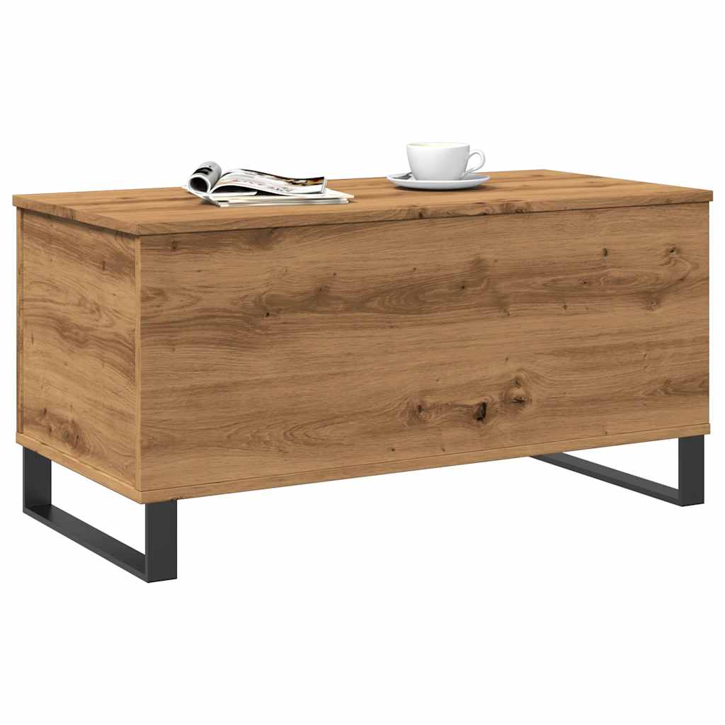 Salongbord artisan eik 90x44,5x45 cm konstruert tre
