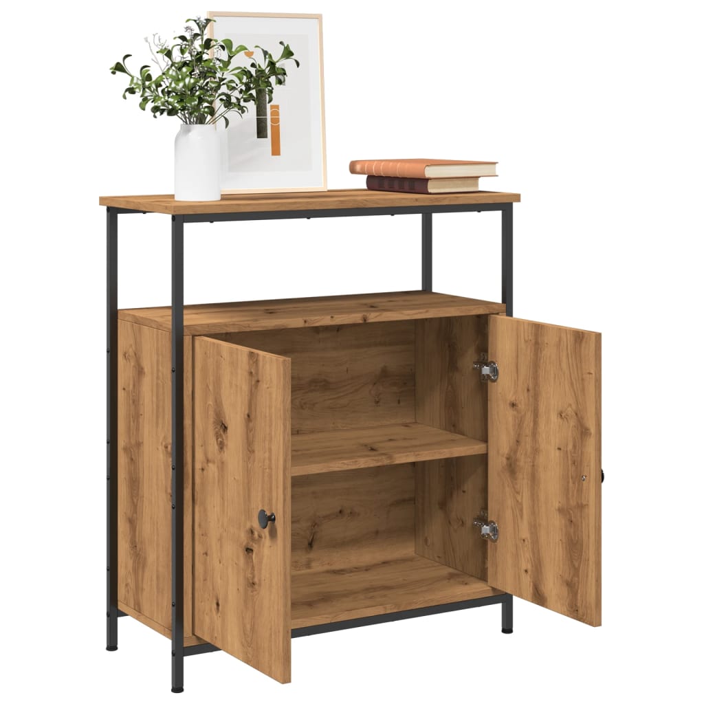 Skjenk artisan eik 70x30x80 cm konstruert tre