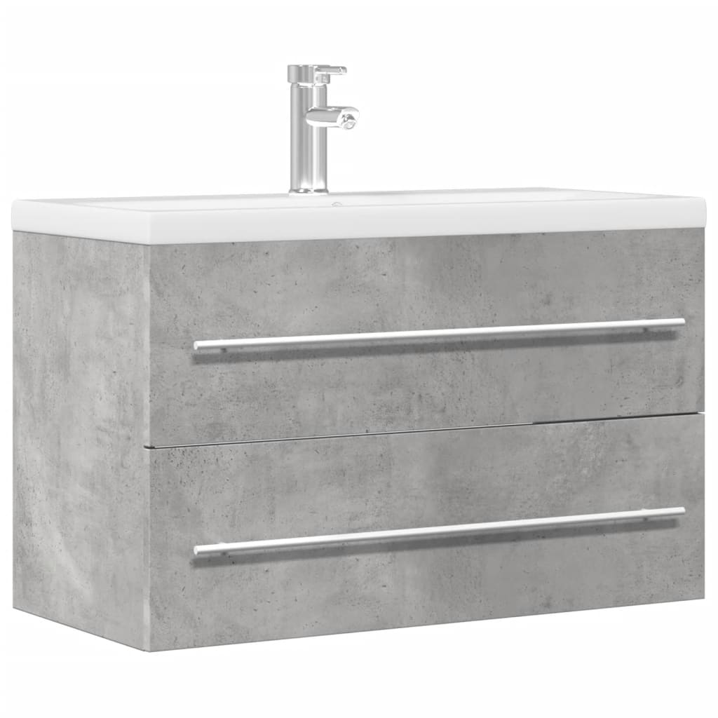 Servantskap betonggrå 80x38,5x48 cm konstruert tre