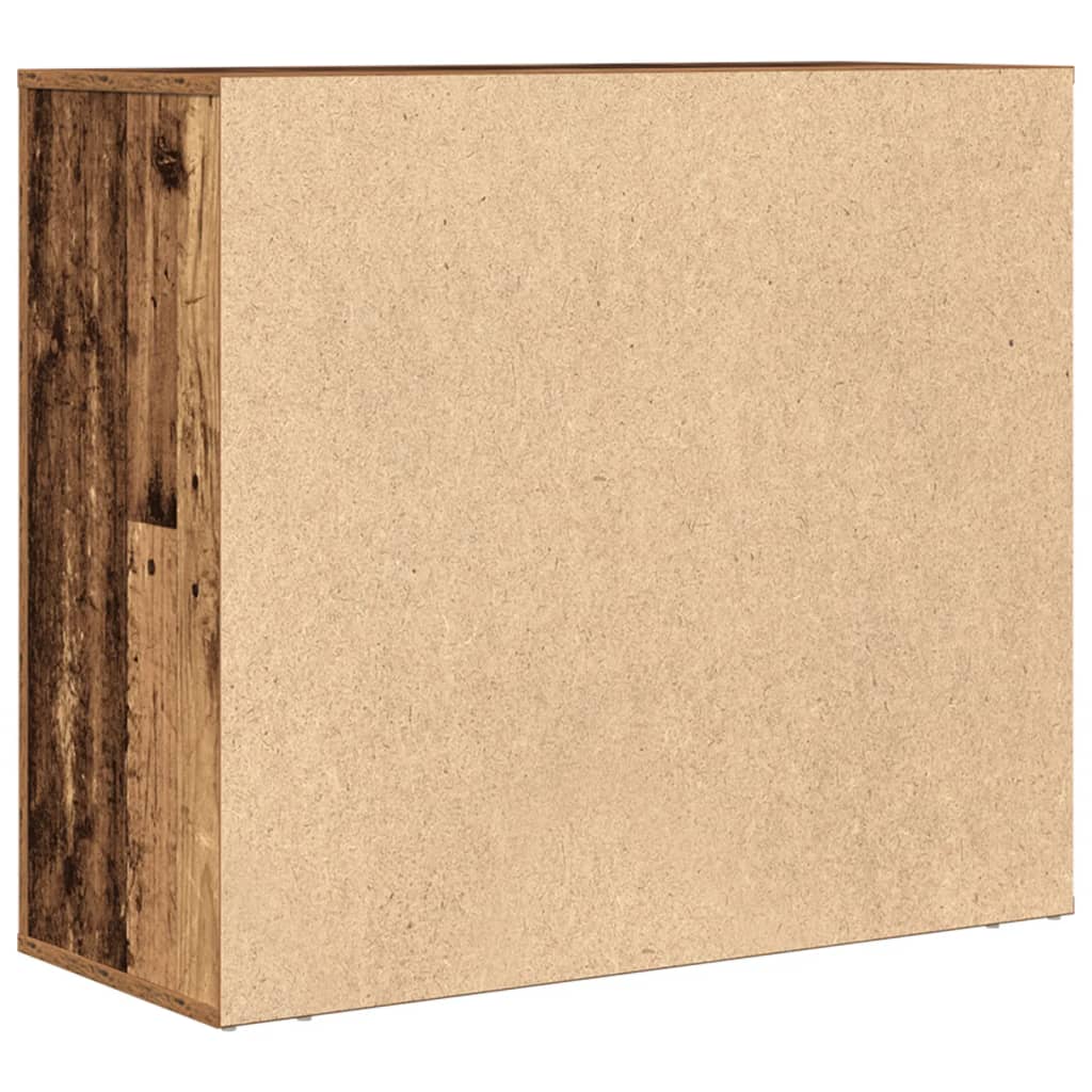 Skjenk gammelt tre 80x33x70 cm konstruert tre