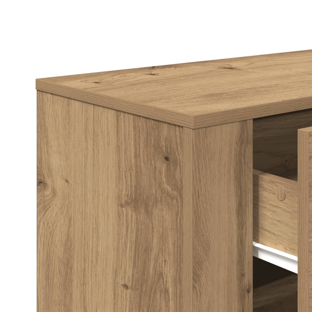 Skjenk artisan eik 80x33x70 cm konstruert tre