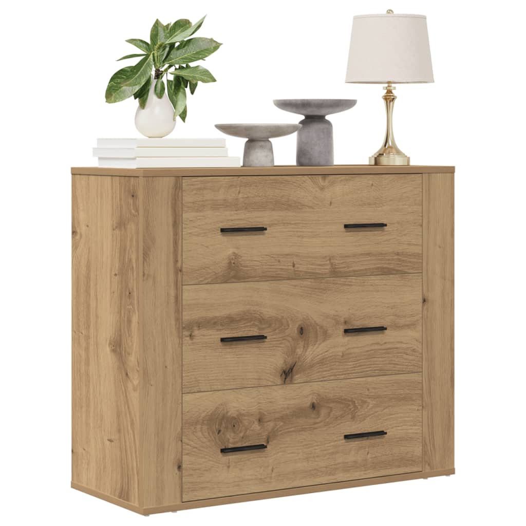 Skjenk artisan eik 80x33x70 cm konstruert tre