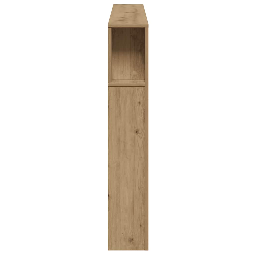 Sengegavl med LED artisan eik 180x18,5x103,5 cm konstruert tre