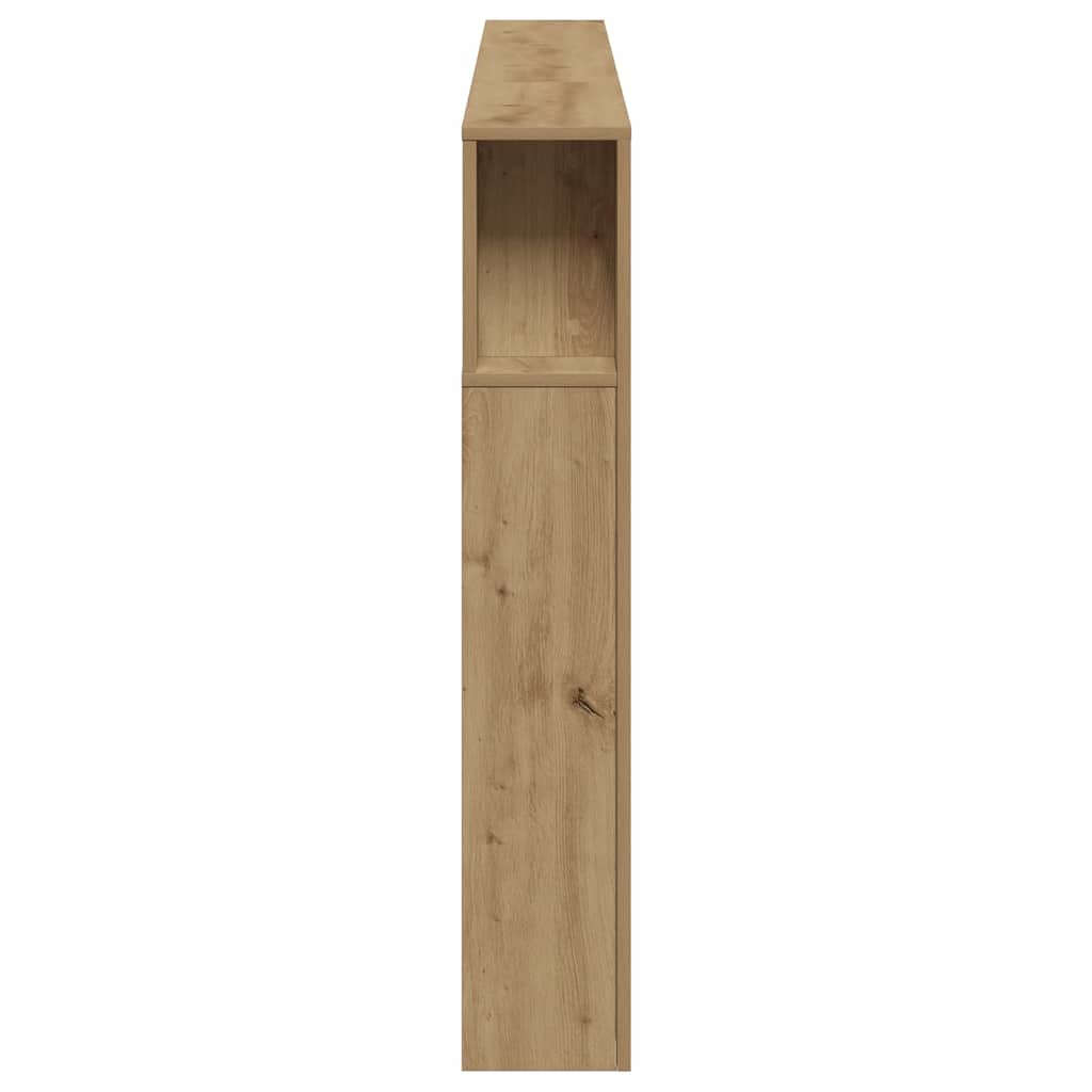 Sengegavl med LED artisan eik 220x18,5x103,5 cm konstruert tre