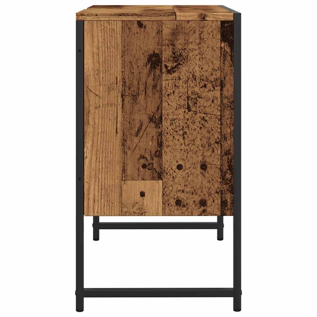 Servantskap gammelt tre 60x33x60 cm konstruert tre
