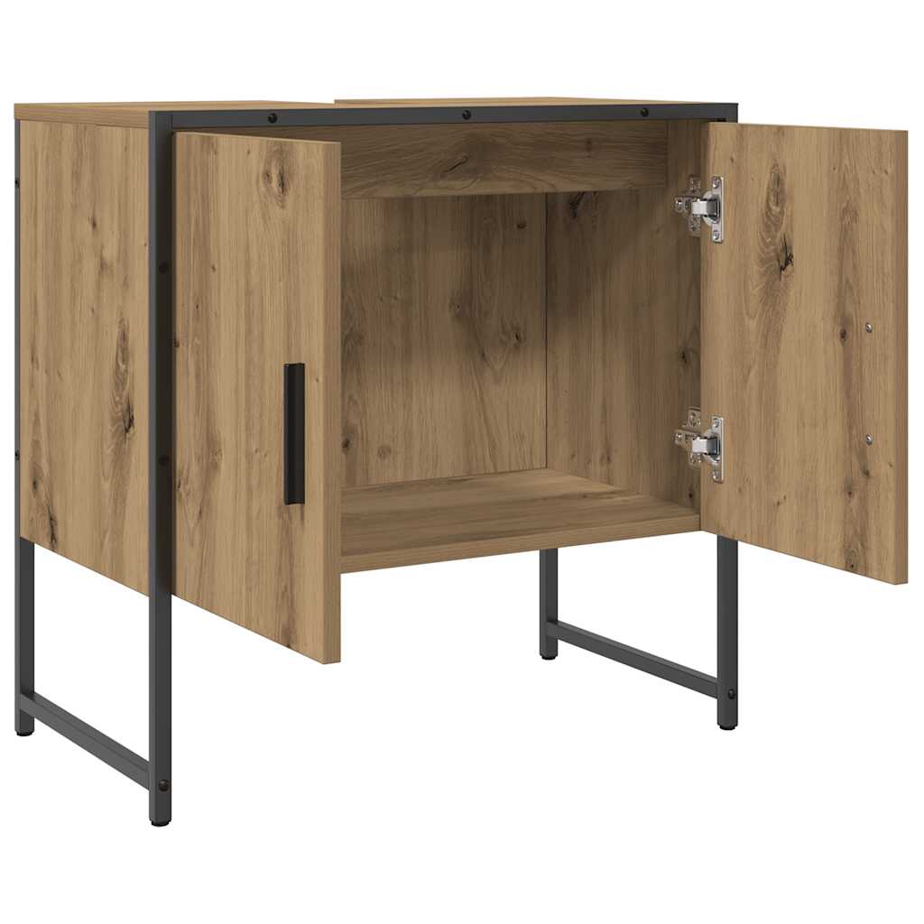 Badeservantskap artisan eik 60x33x60 cm konstruert tre