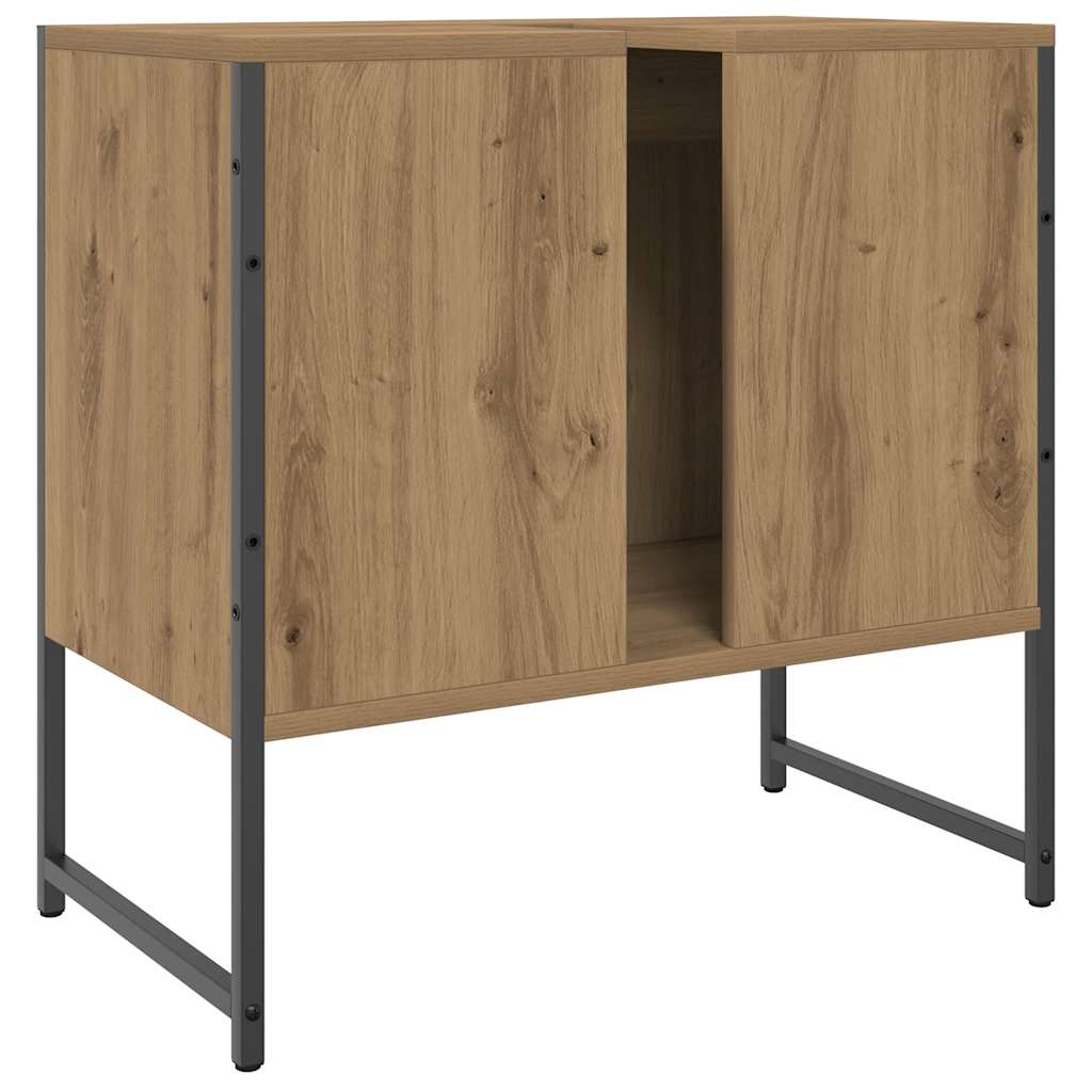 Badeservantskap artisan eik 60x33x60 cm konstruert tre