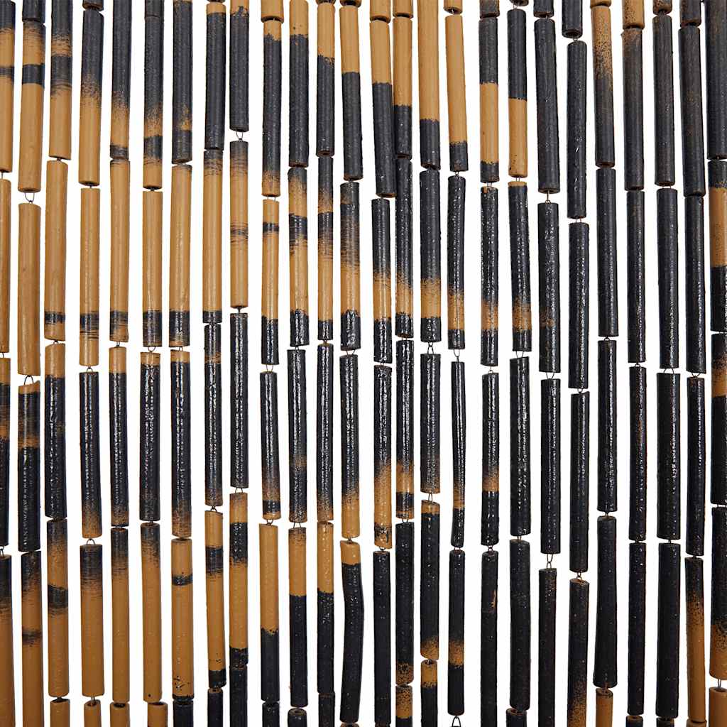 Insektdør gardin palmetretrykk 100x200 cm bambus