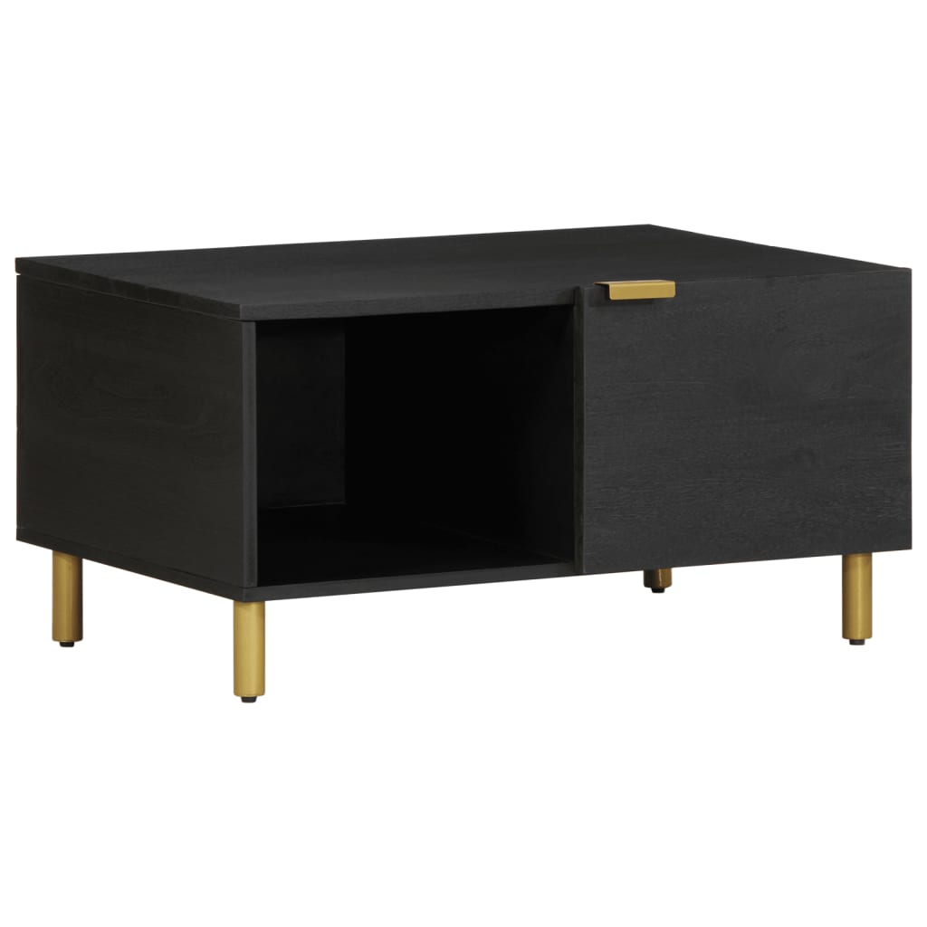Salongbord svart 80x50x40 cm konstruert tre