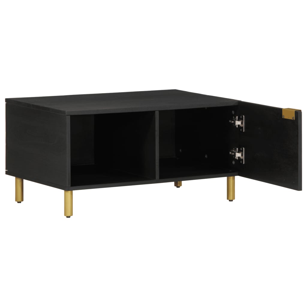 Salongbord svart 80x50x40 cm konstruert tre