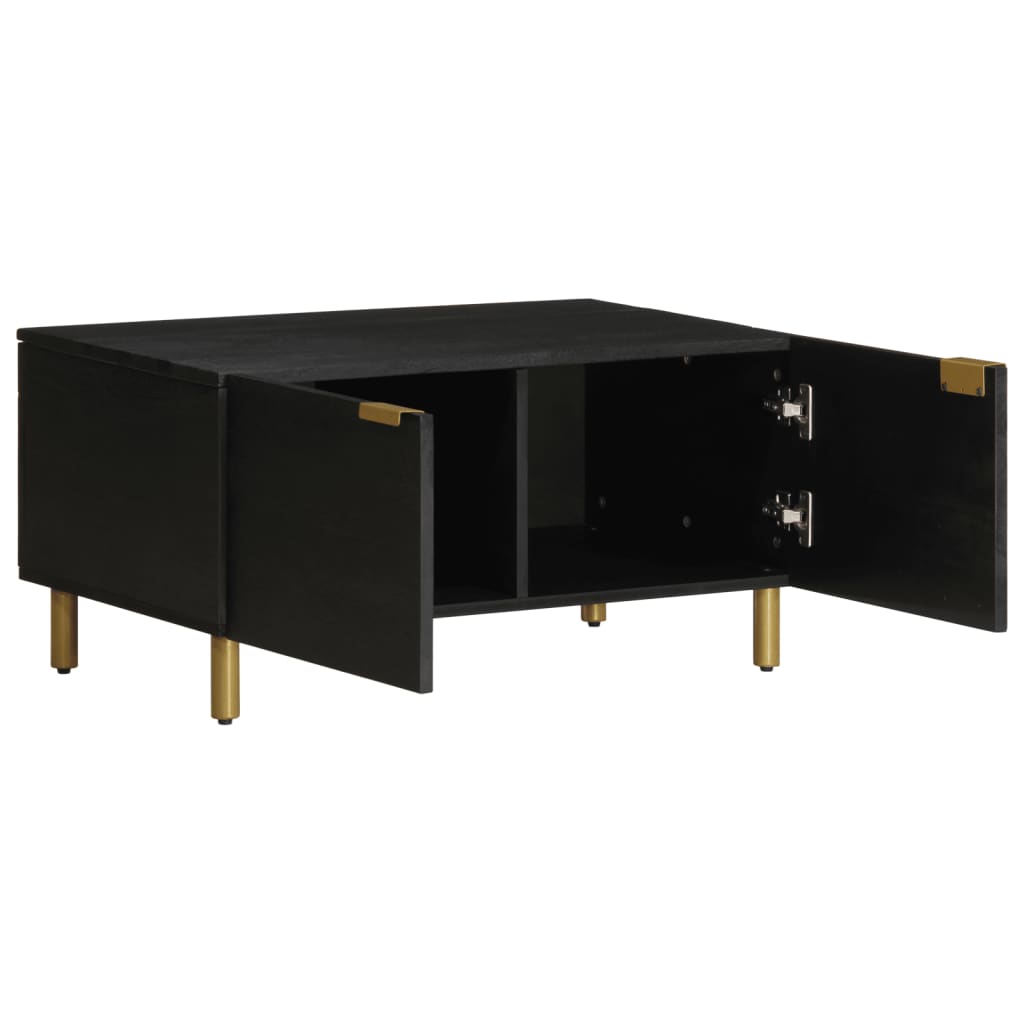 Salongbord svart 80x50x40 cm konstruert tre