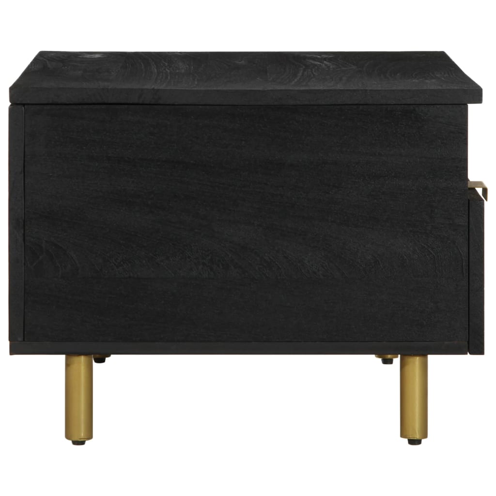 Salongbord svart 80x54x40 cm konstruert tre