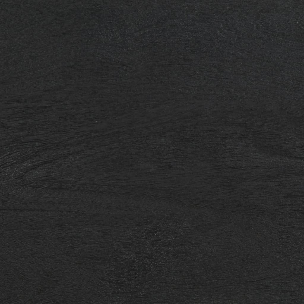 TV-benk svart 80x33x46 cm konstruert tre