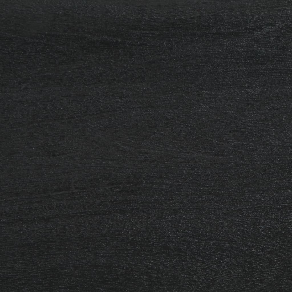 Skjenk svart 60x33x75 cm konstruert tre