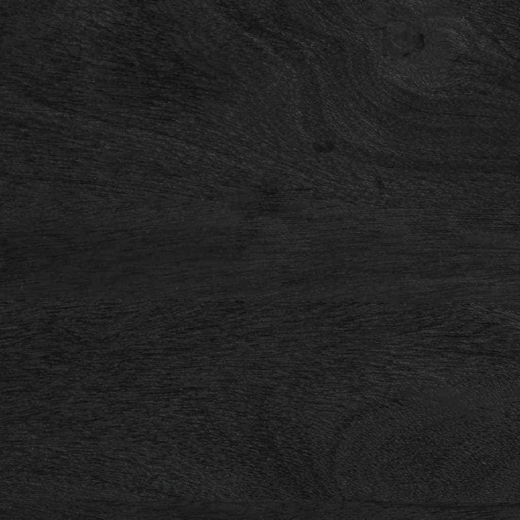 Skjenk svart 80x33x75 cm konstruert tre