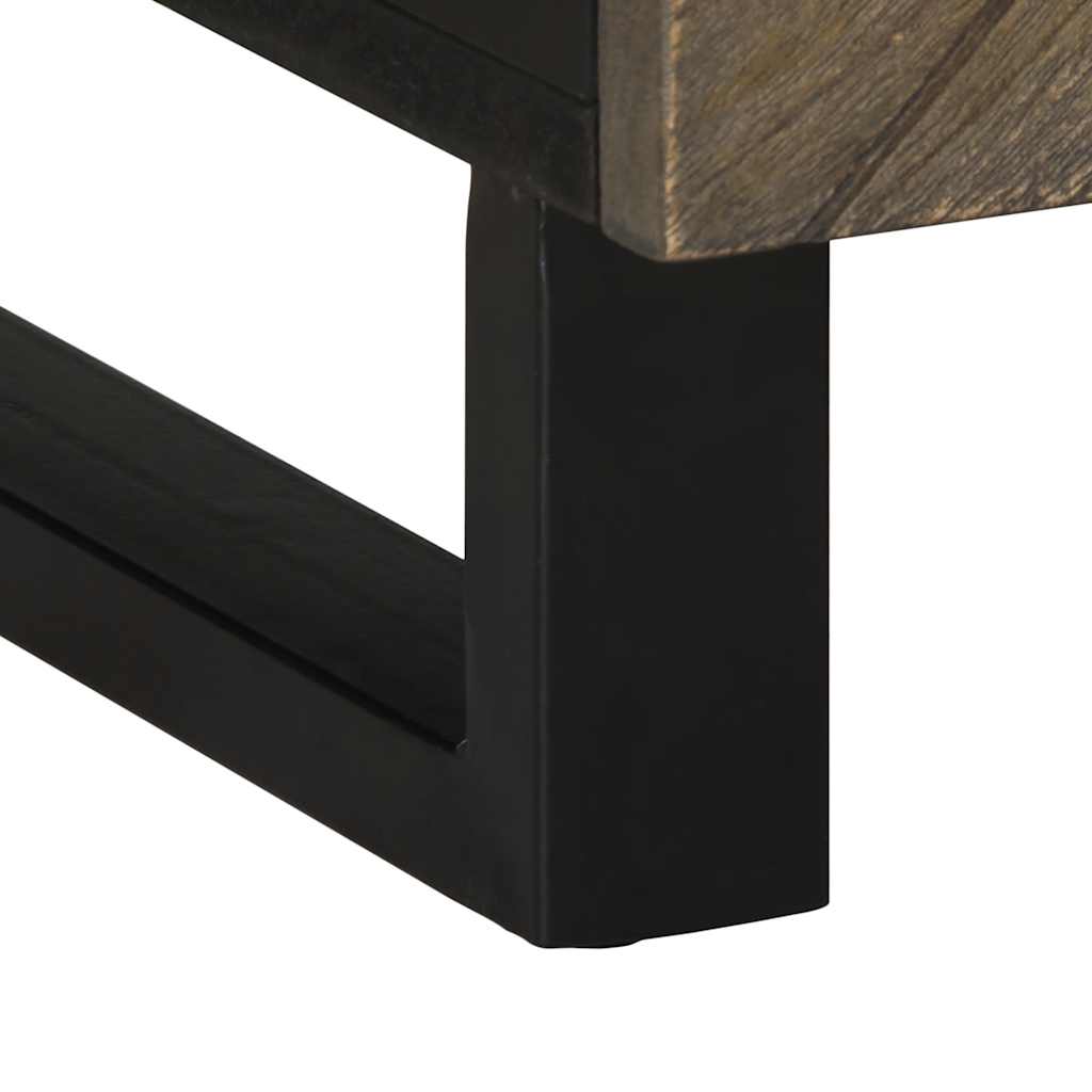 Salongbord svart 100x54x40 cm heltre mango