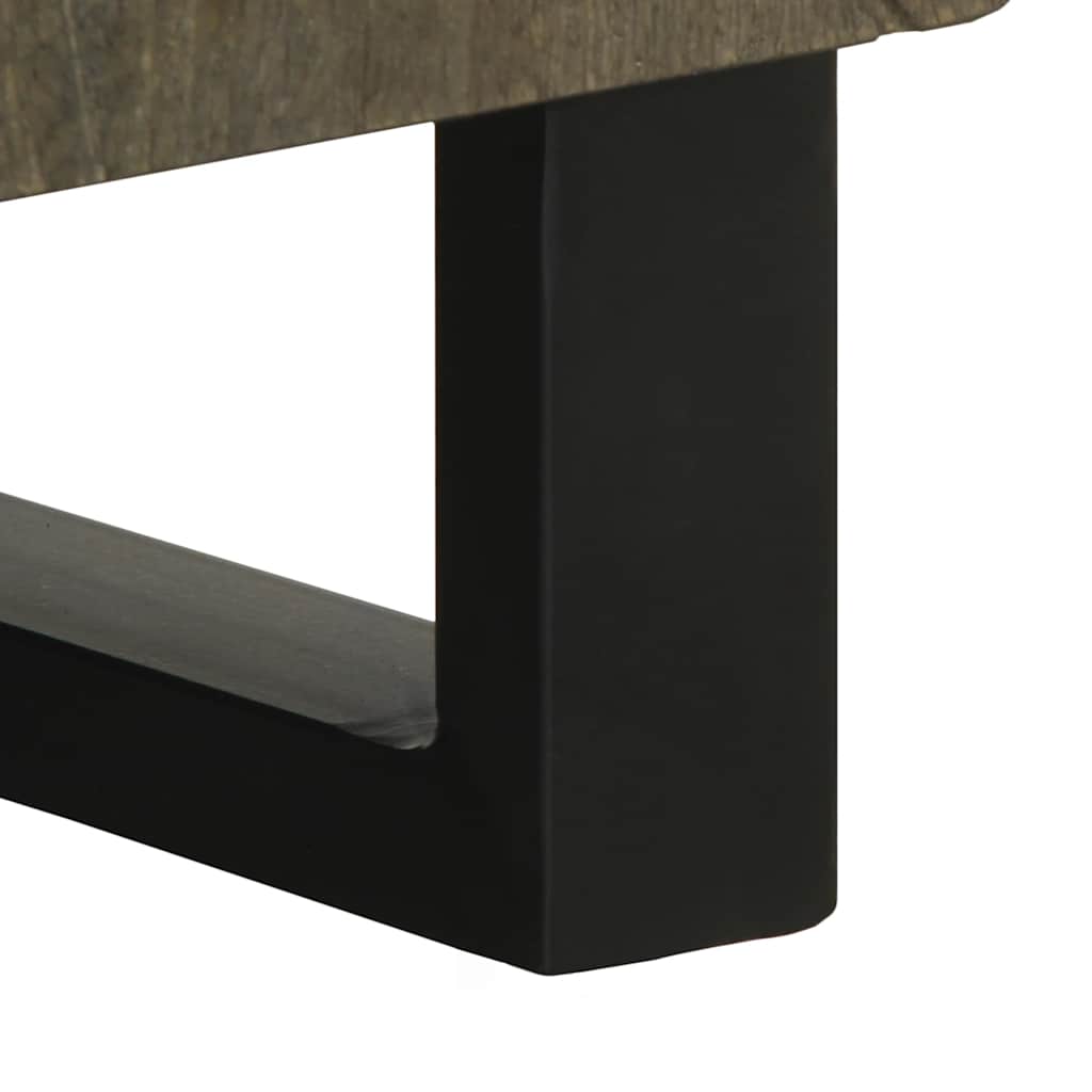 Skjenk svart 60x33x75 cm heltre mango