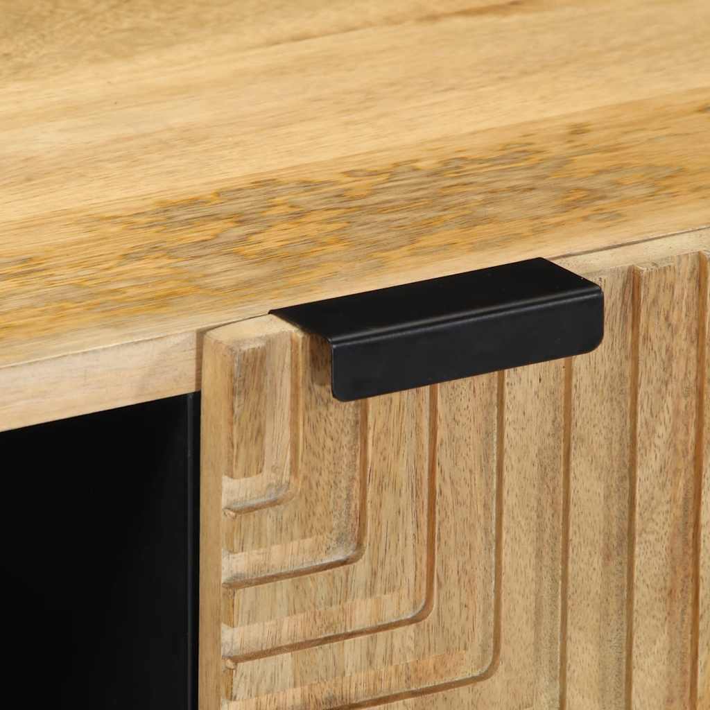 TV-benk brun 80x31,5x46 cm heltre mango