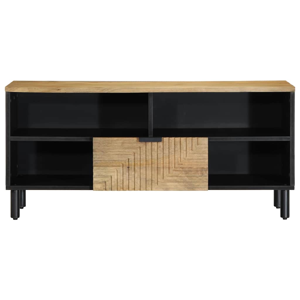 TV-benk brun 100x33x46 cm heltre mango