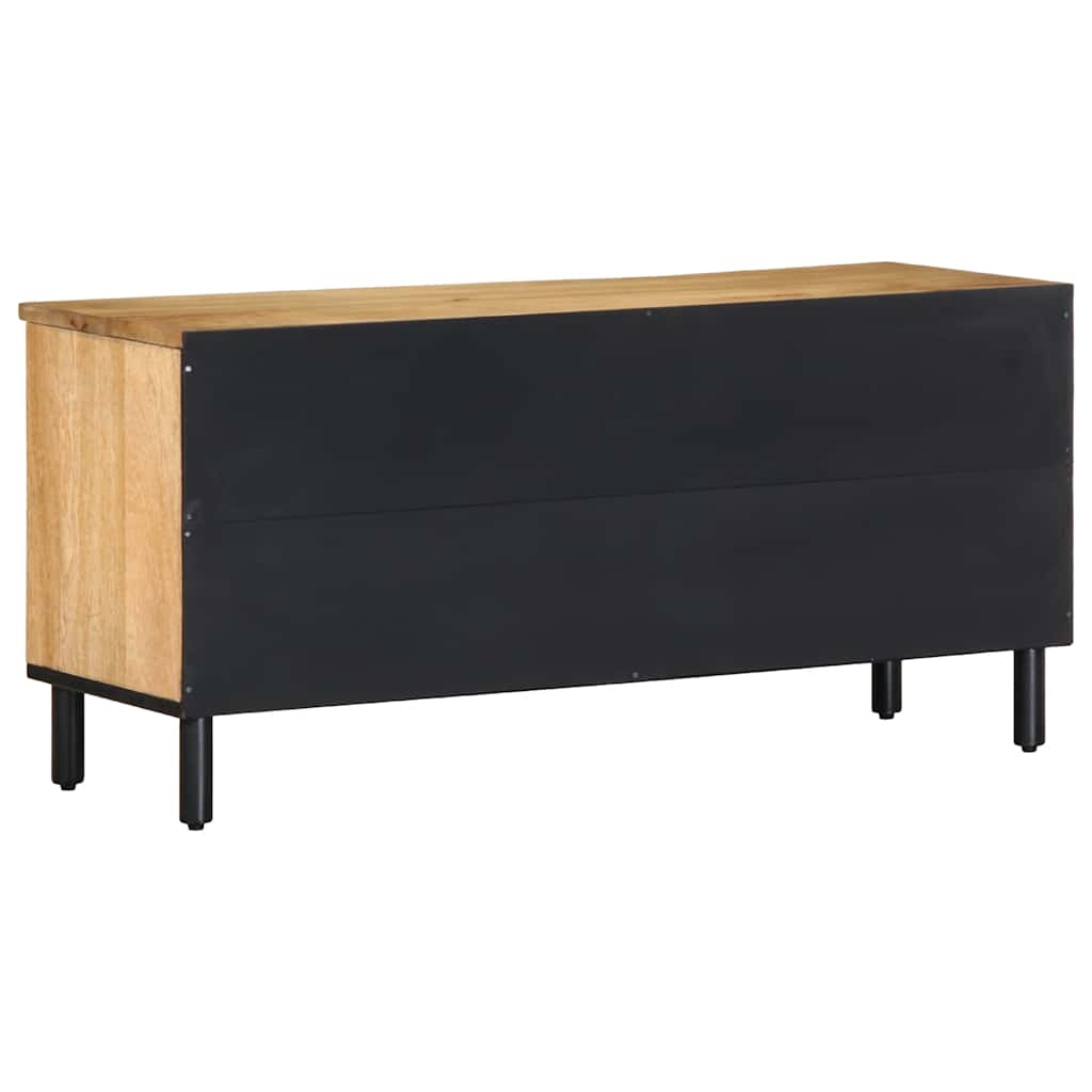 TV-benk brun 100x33x46 cm heltre mango