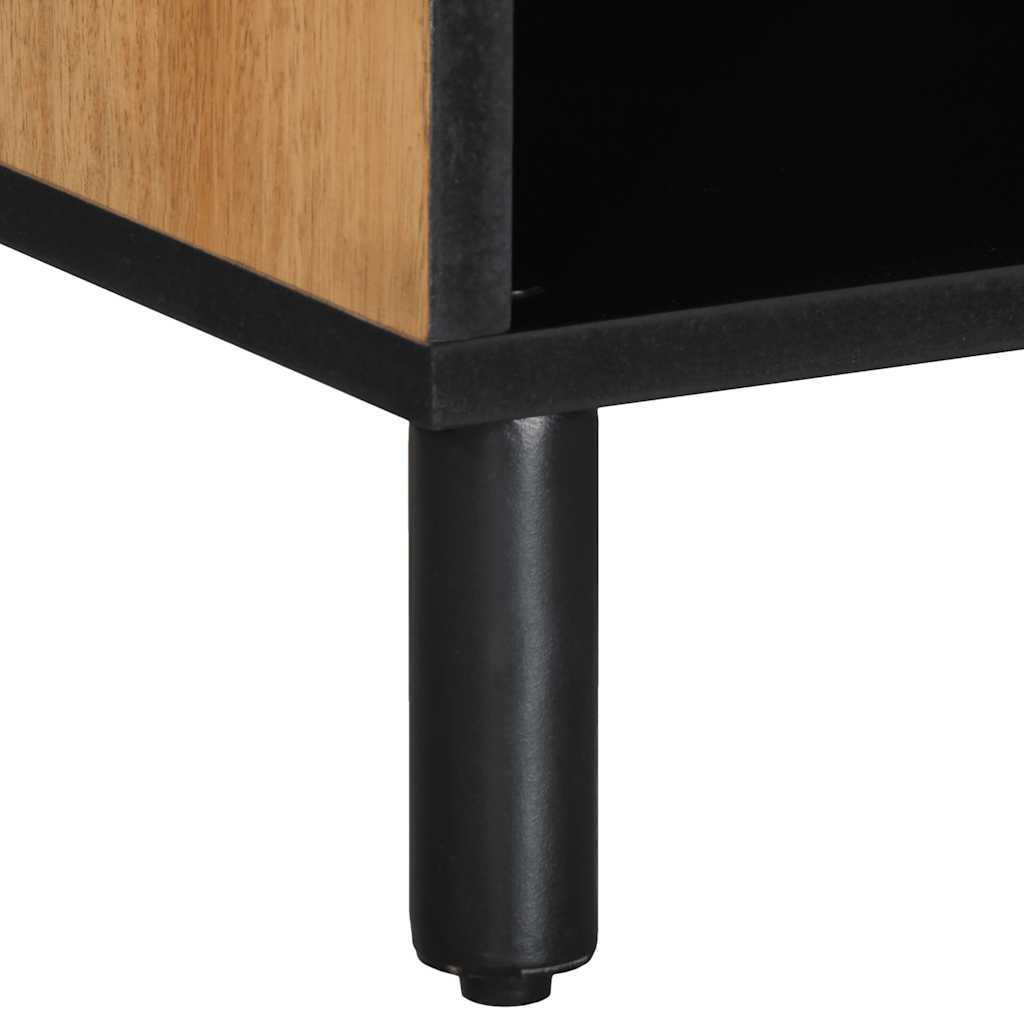 TV-benk brun 100x33x46 cm heltre mango