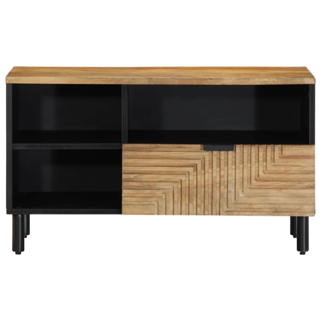 TV-benk brun 80x33x46 cm heltre mango