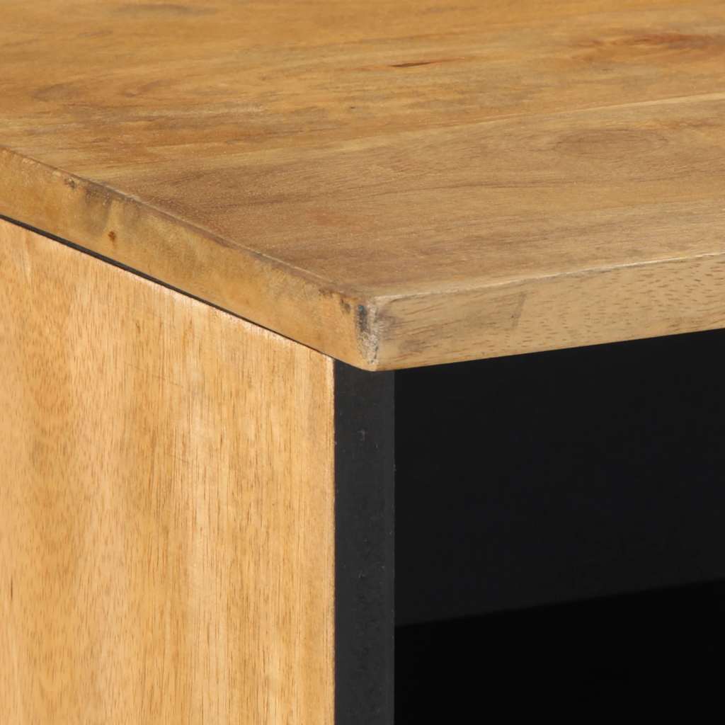 TV-benk brun 80x33x46 cm heltre mango